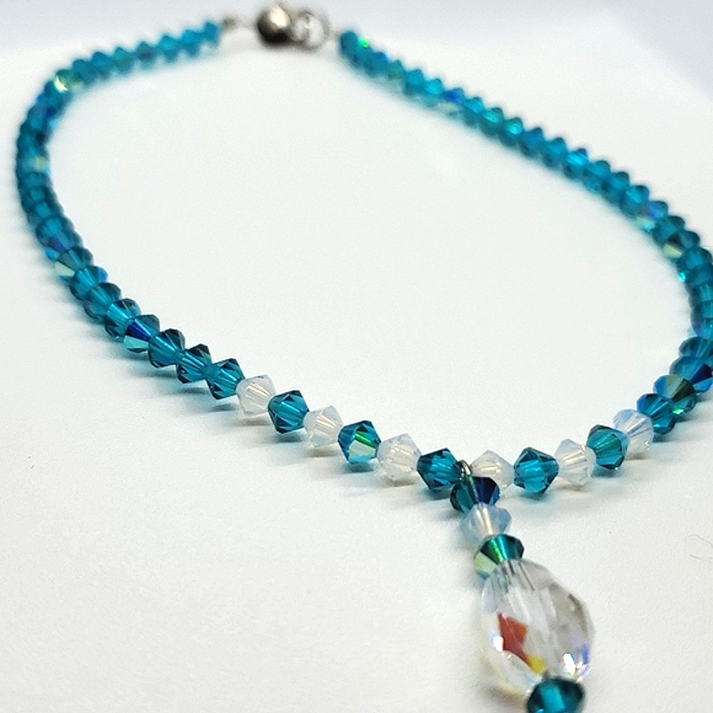 Anklet Bracelet Made of Swarovski Crystals Size 10.5'